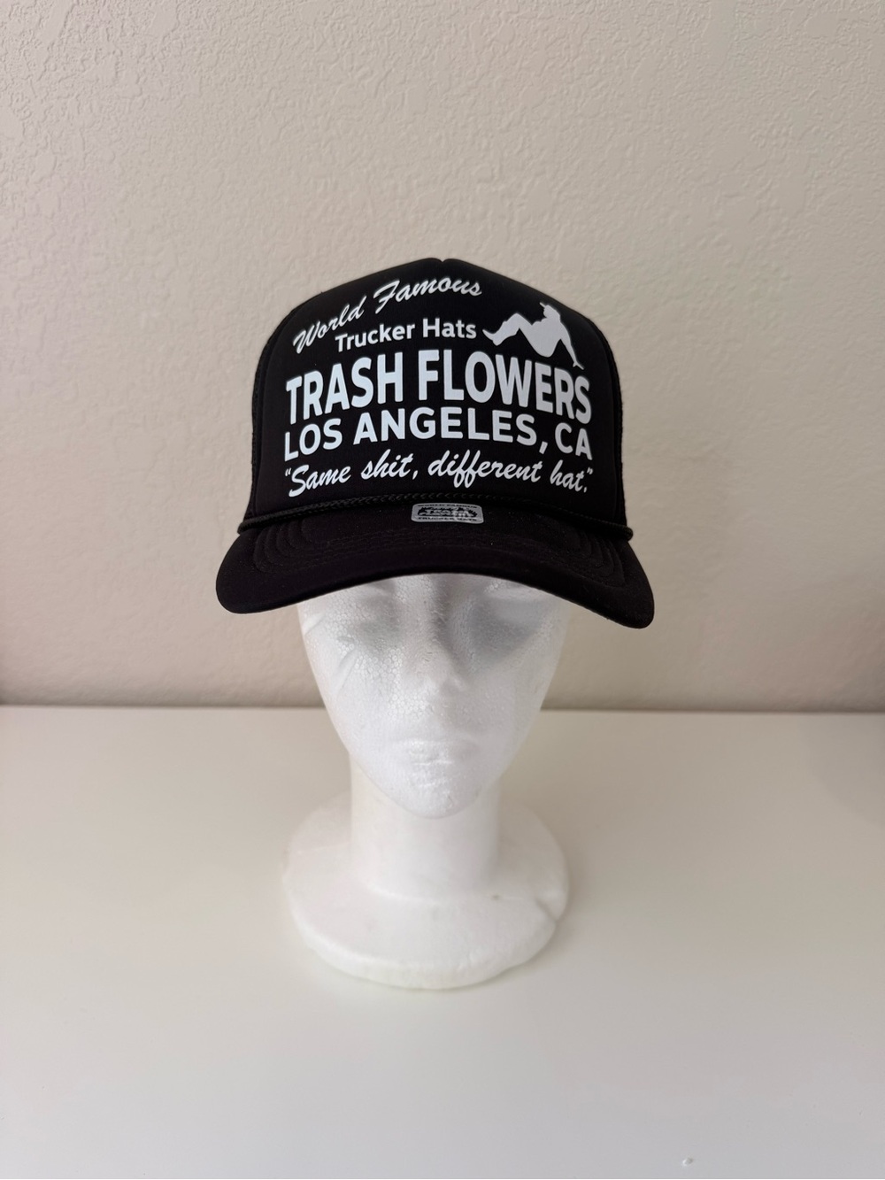 TRASH FLOWERS trucker hat